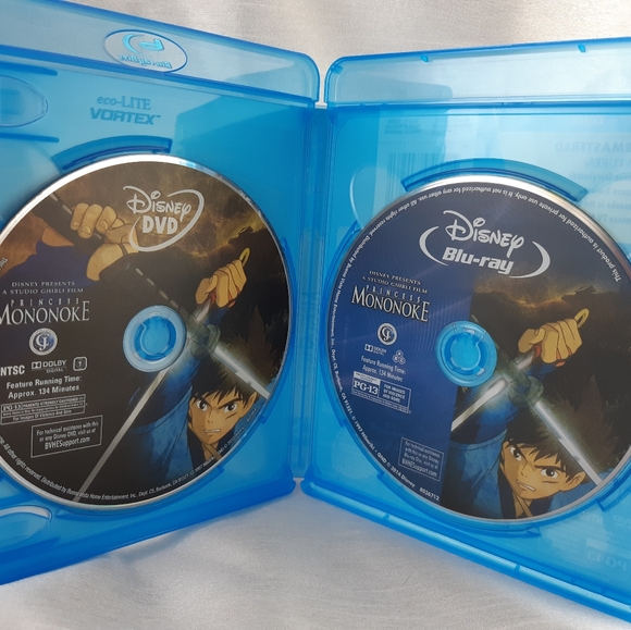 DISNEY/GHIBLI Princess Mononoke BluRay/DVD - Picture 3 of 3